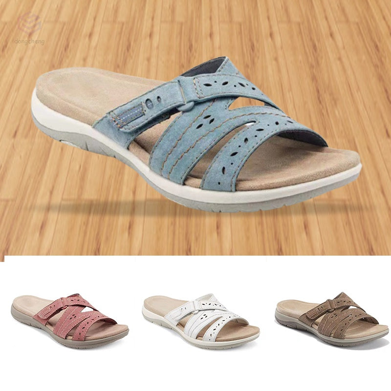 New Comfortable Leather Belt Slippers